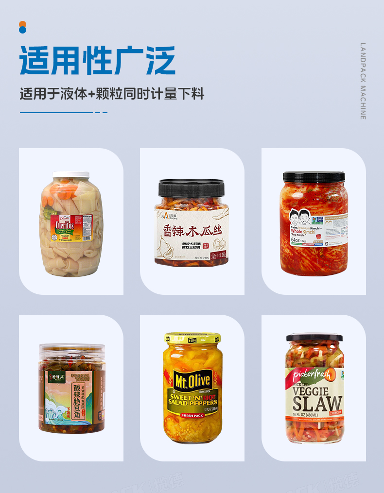 1745300926813723.jpg 豬皮鹵水灌裝線(半自動卸垛機-+轉(zhuǎn)盤顆粒灌裝機+14頭螺桿稱+6頭封閉式防腐蝕灌裝機+提升上蓋+單頭伺服旋蓋+圓瓶貼標機)+任紅-詳情頁_03.jpg